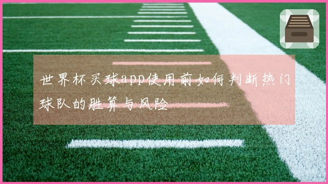 世界杯买球app使用前如何判断热门球队的胜算与风险