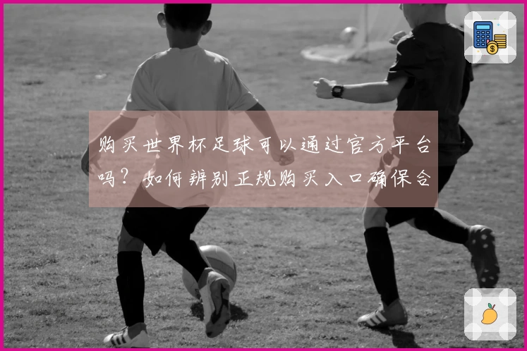 购买世界杯足球可以通过官方平台吗？如何辨别正规购买入口确保合规安全